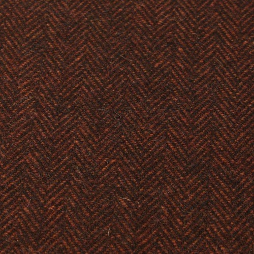 Tweed herringbone brown