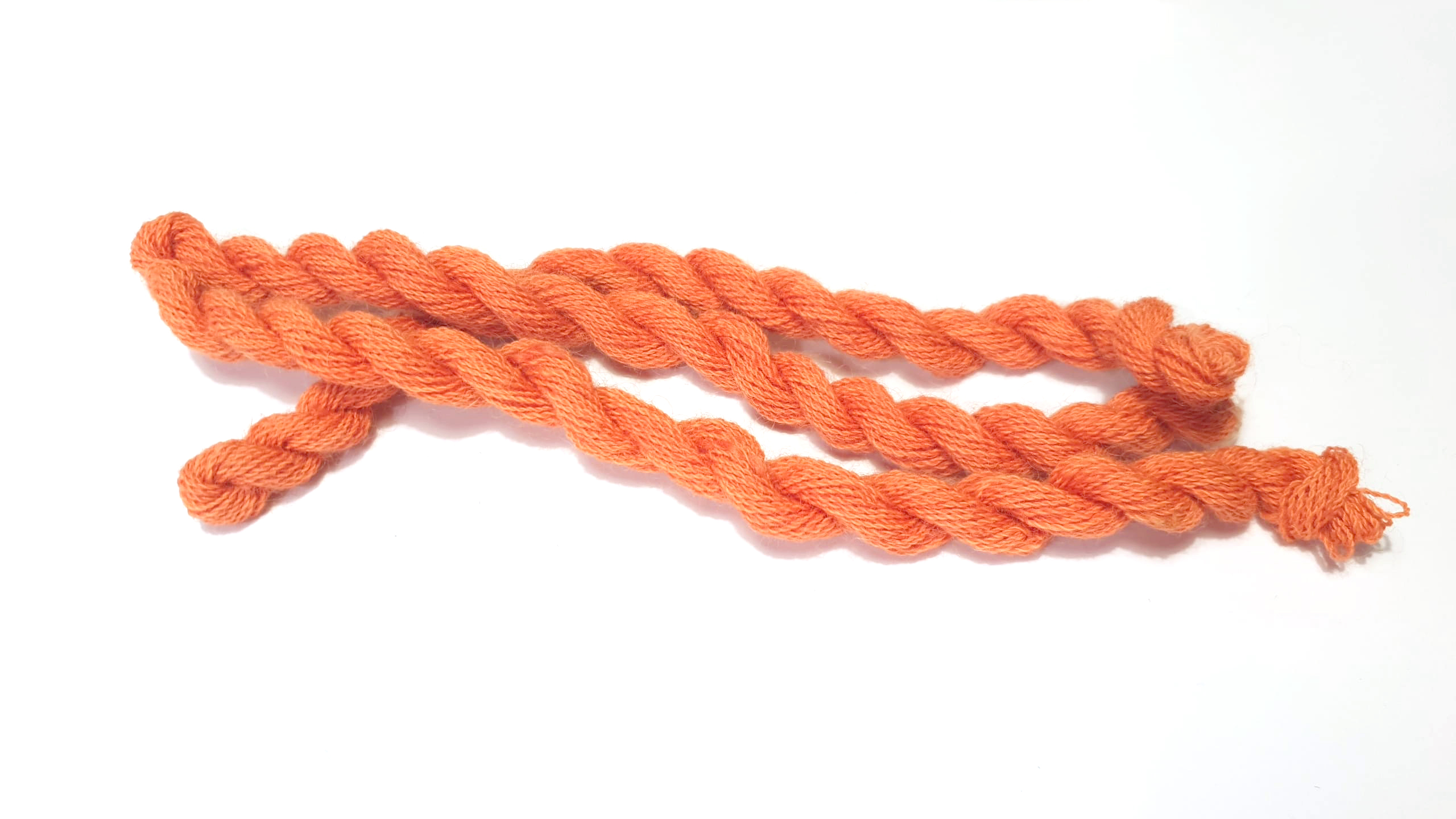 Thin strong wool embroidery thread-orange 47
