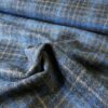 SHETLAND wool tweed-tartan 1