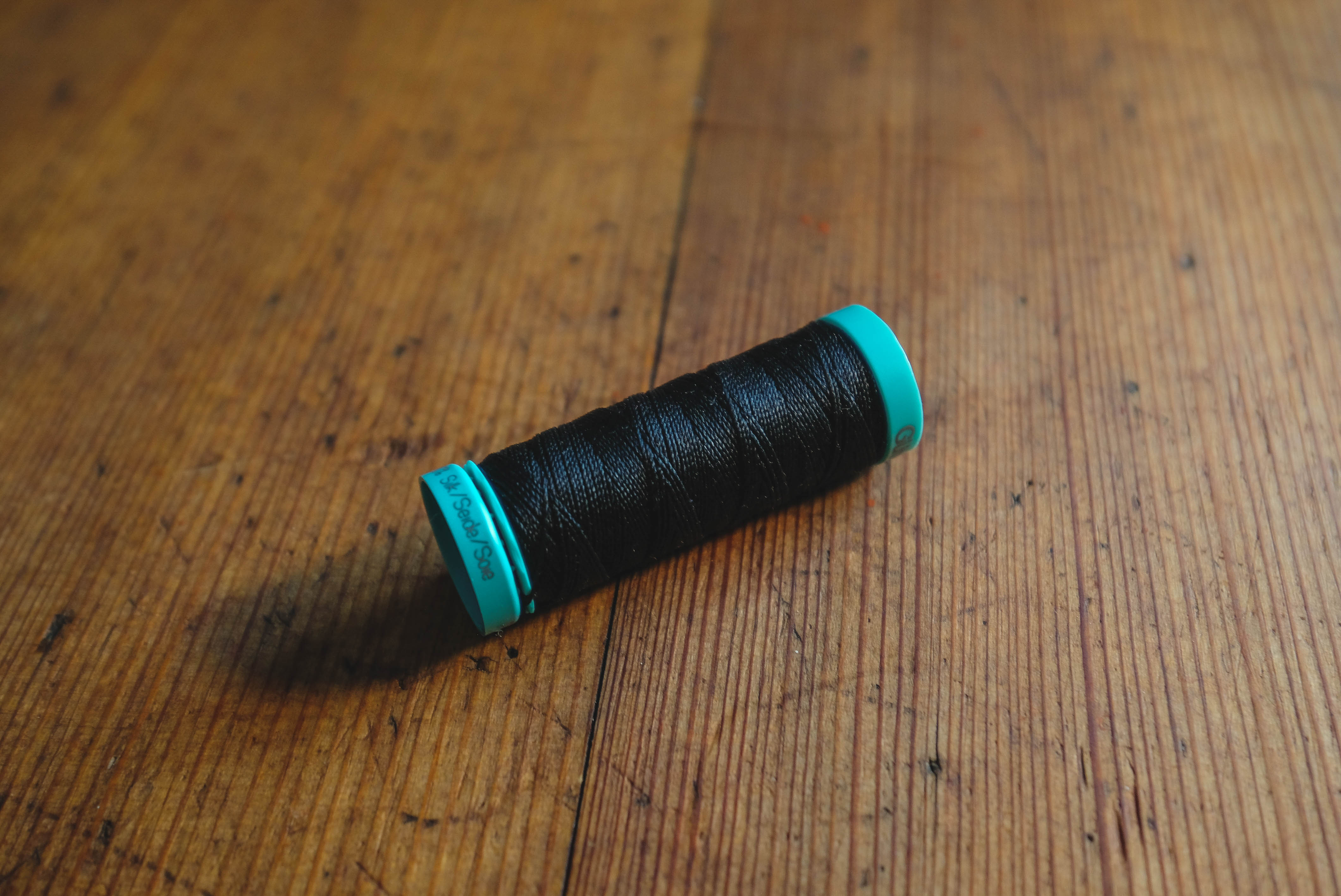 Gutermann silk buttonhole thread 30m- black