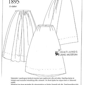 Sewing pattern Jamtli- Skirt 5panel 1895