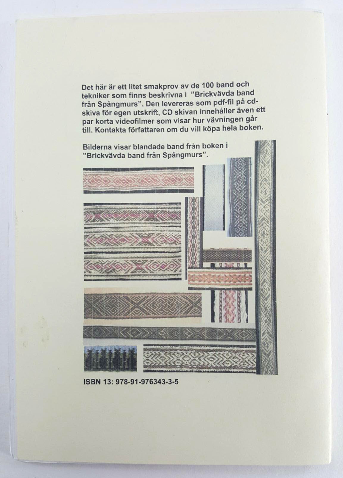 Card weaving booklet- swedish