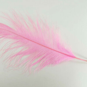 Pink ostrich feather 40-45cm