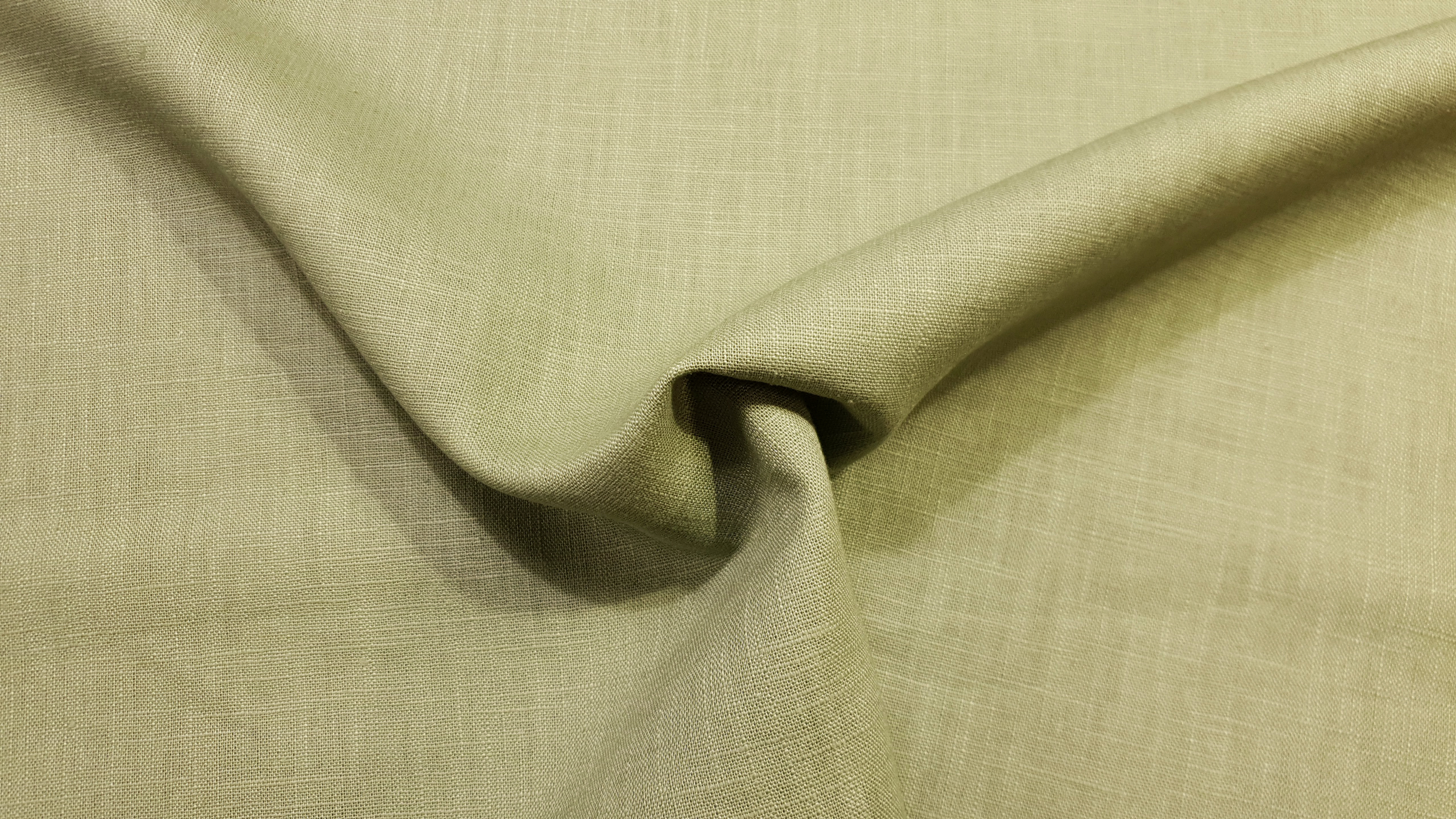 Medium prewashed rami linen 185g- sage green