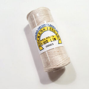 Swedish linen thread 25/3- 1/4 bleached