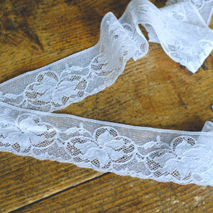 English Cluny lace-8E white