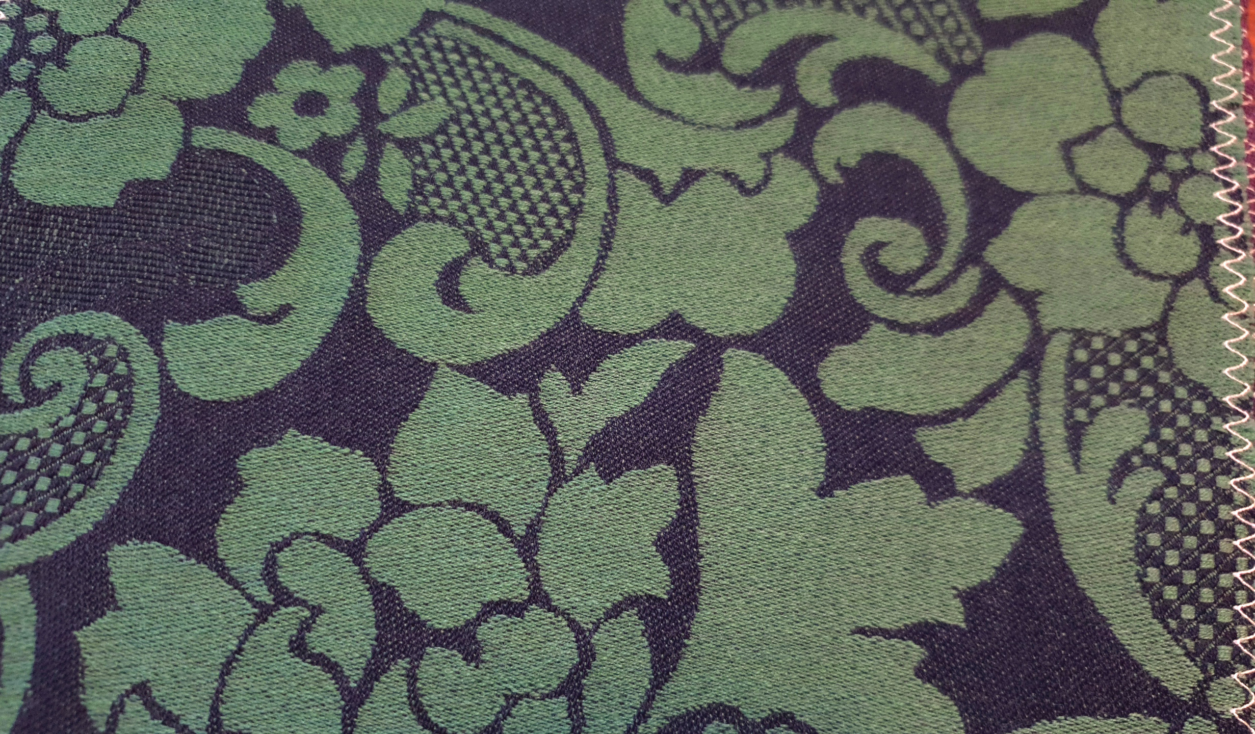 Fabric swatch- Wool damask