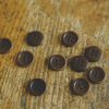 Corozo button- brown 15mm