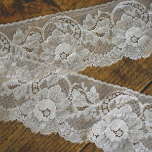 English Cluny lace-11D white