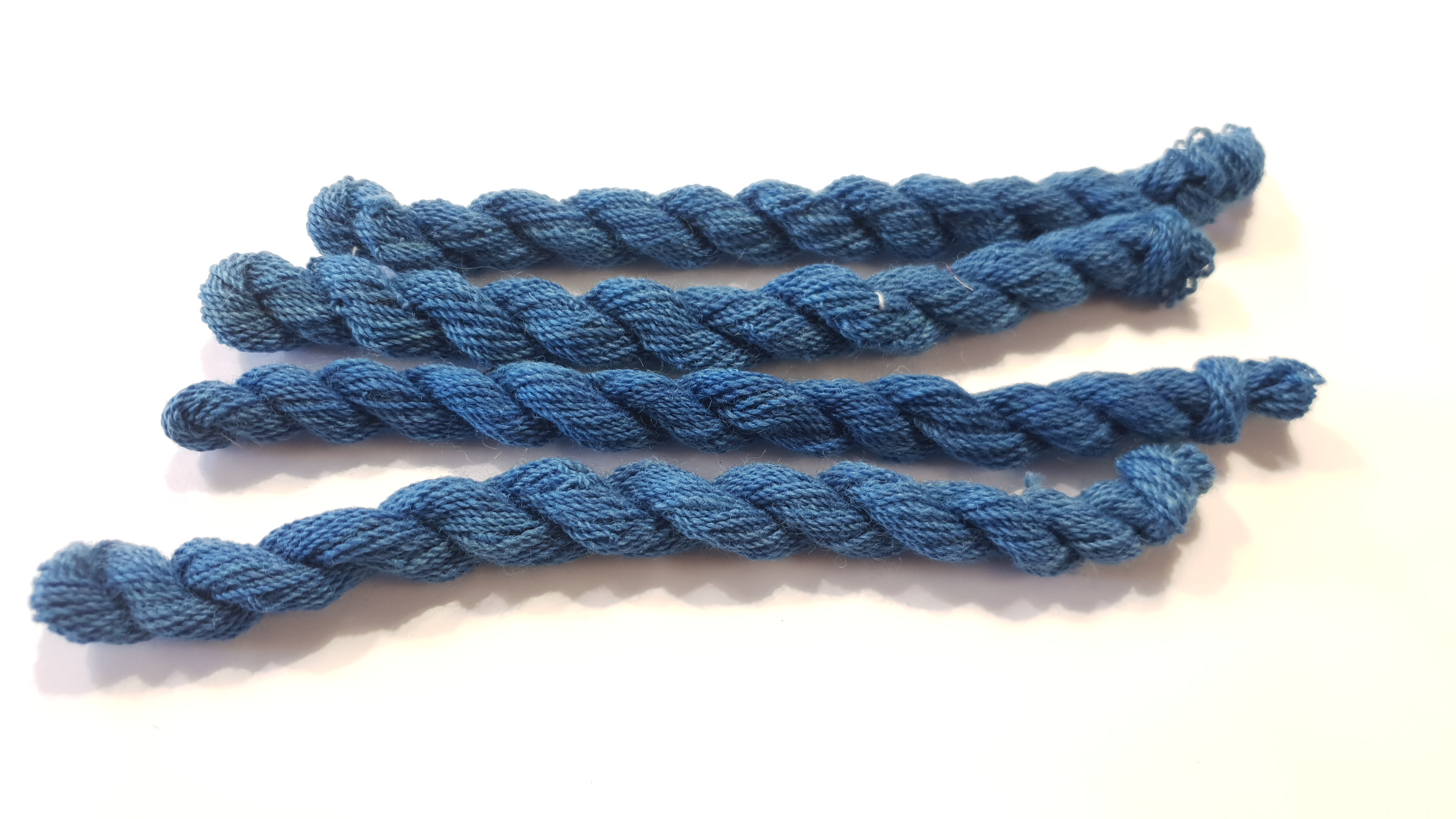 Strong wool embroidery thread-blue 14