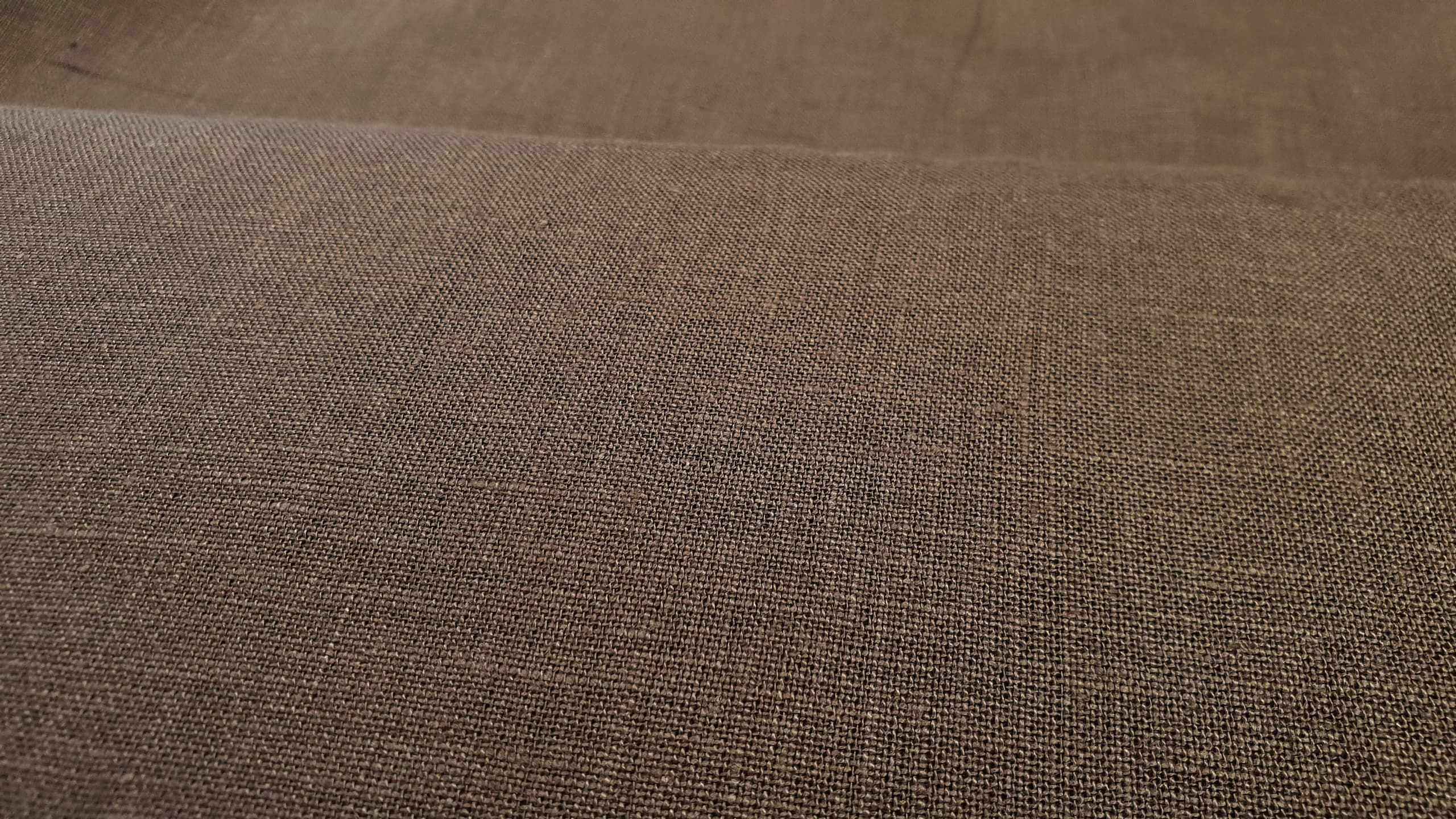 Medium prewashed linen 185g- dark brown