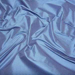 Silk-small stripes-blue