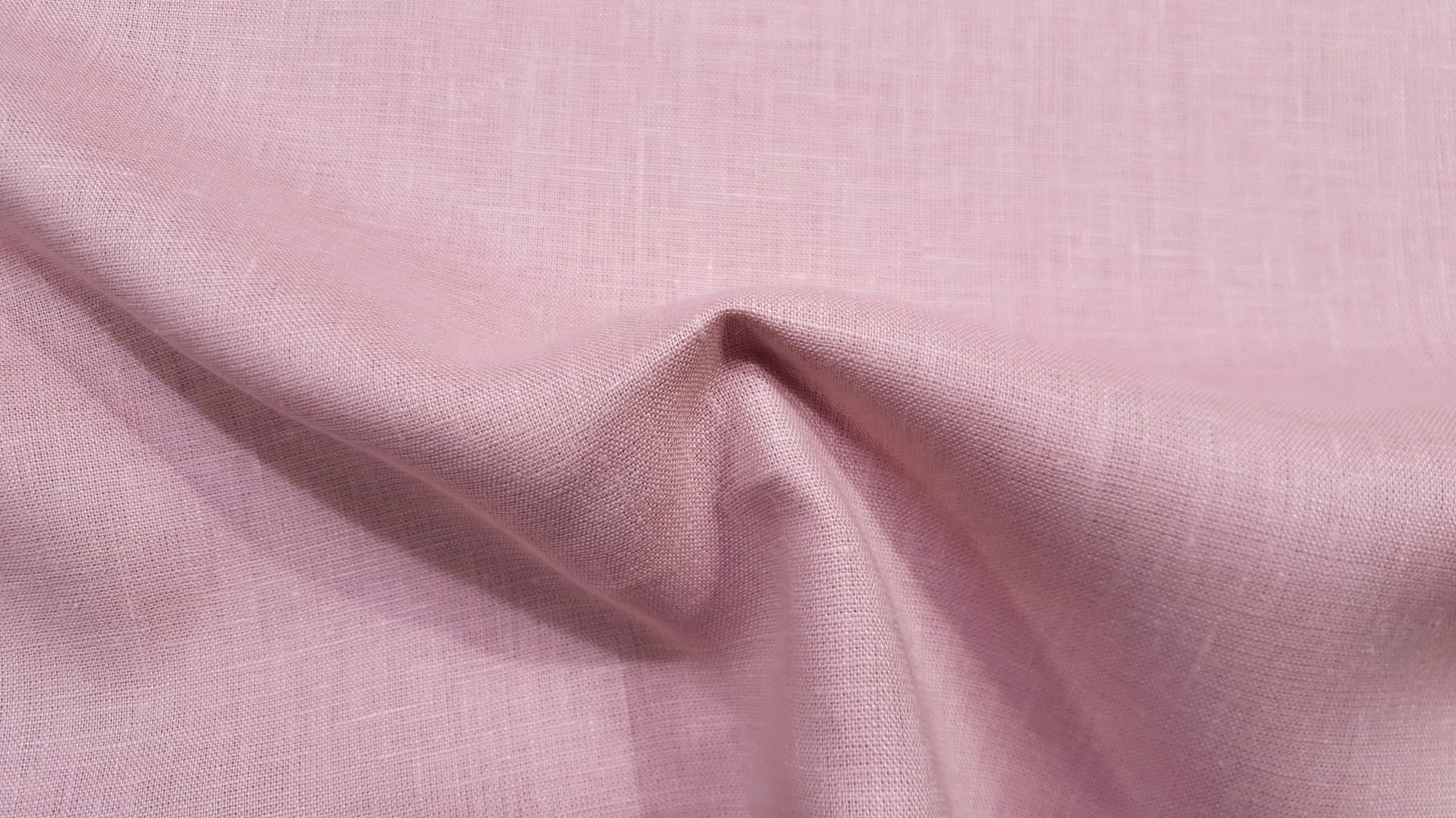 Medium prewashed linen 185g-dusty pink
