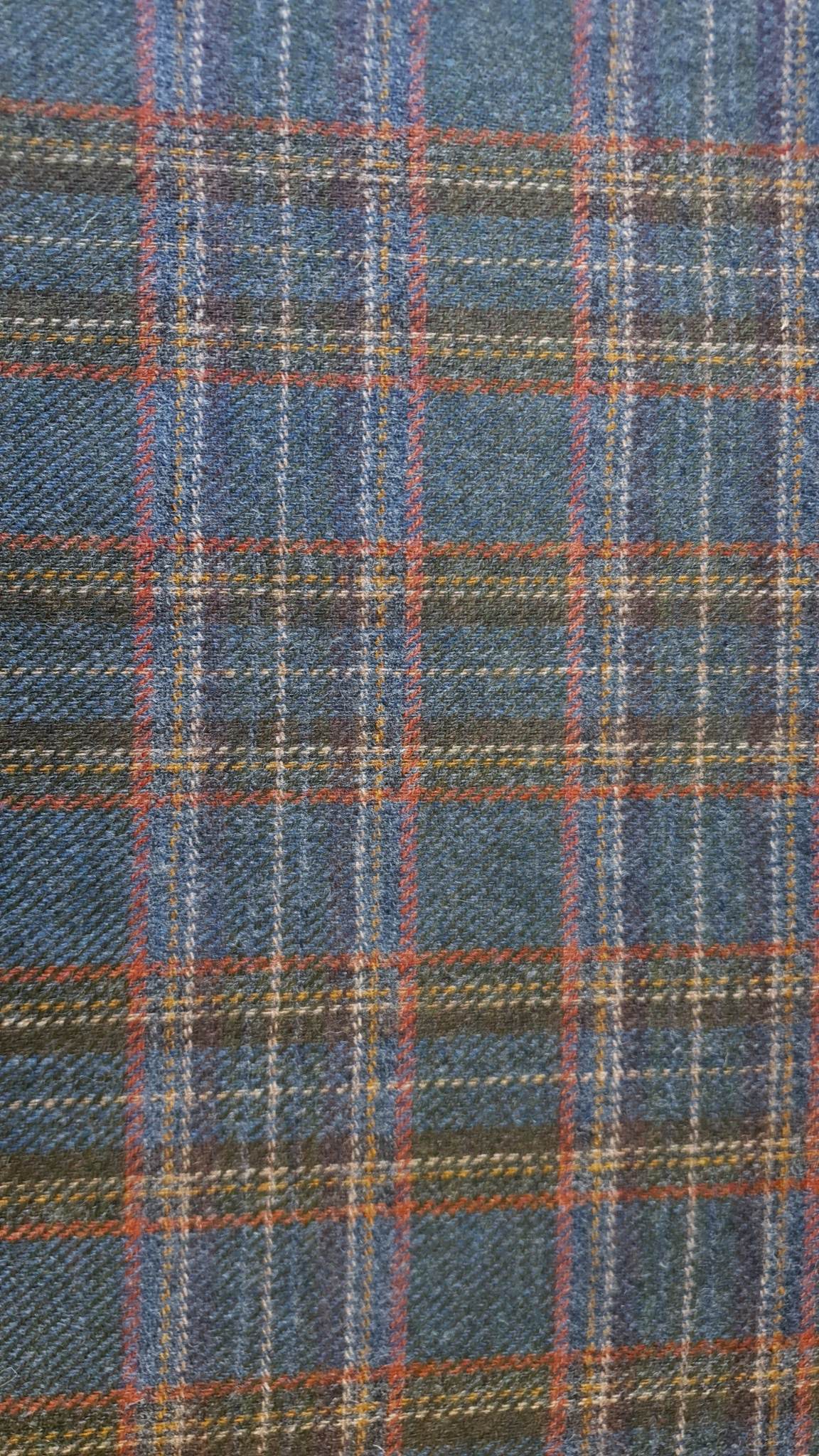 SHETLAND wool tweed- tartan 2