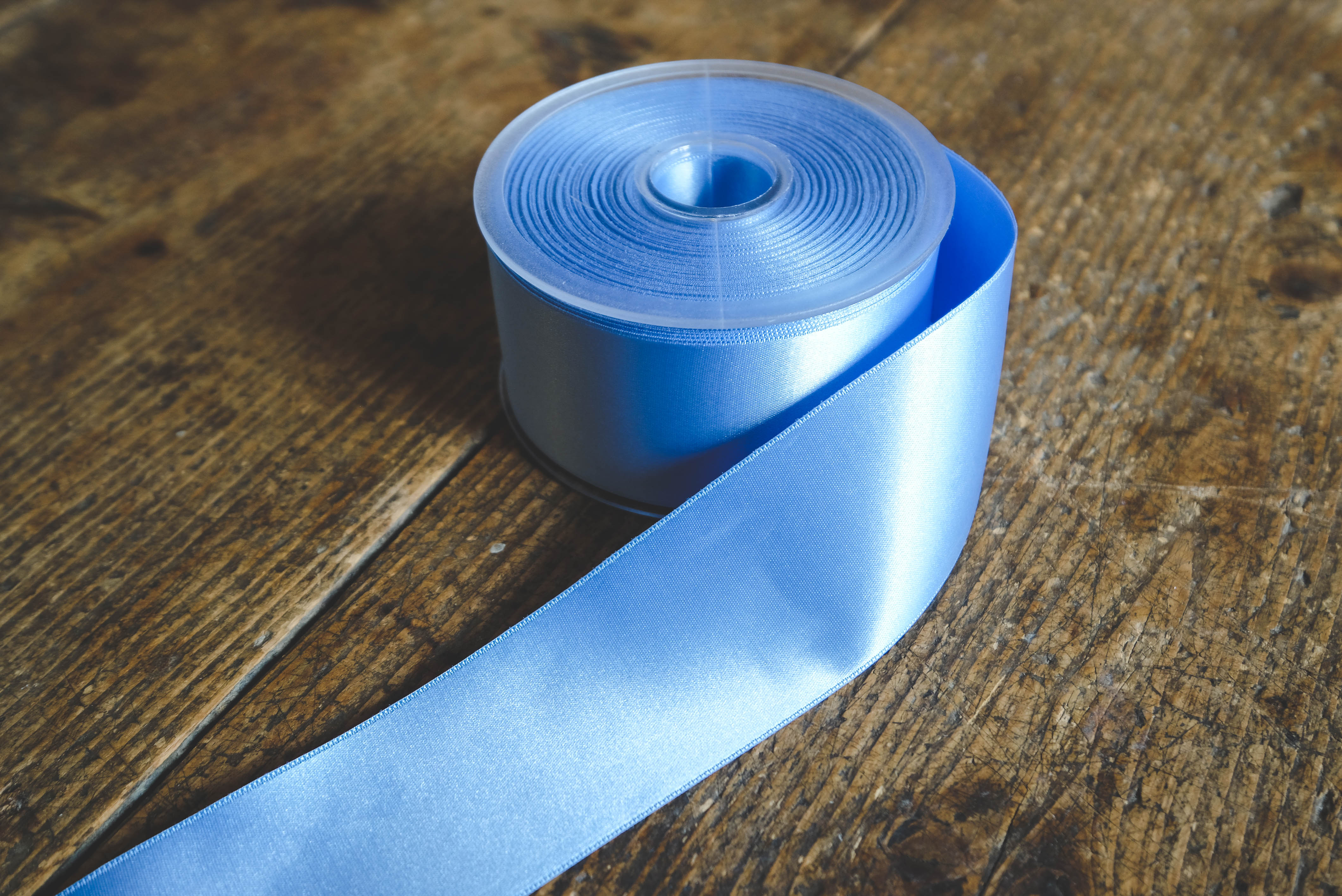Satin ribbon 48mm- light blue
