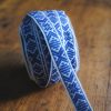 Traditional Swedish ribbon 15mm- blue & white
