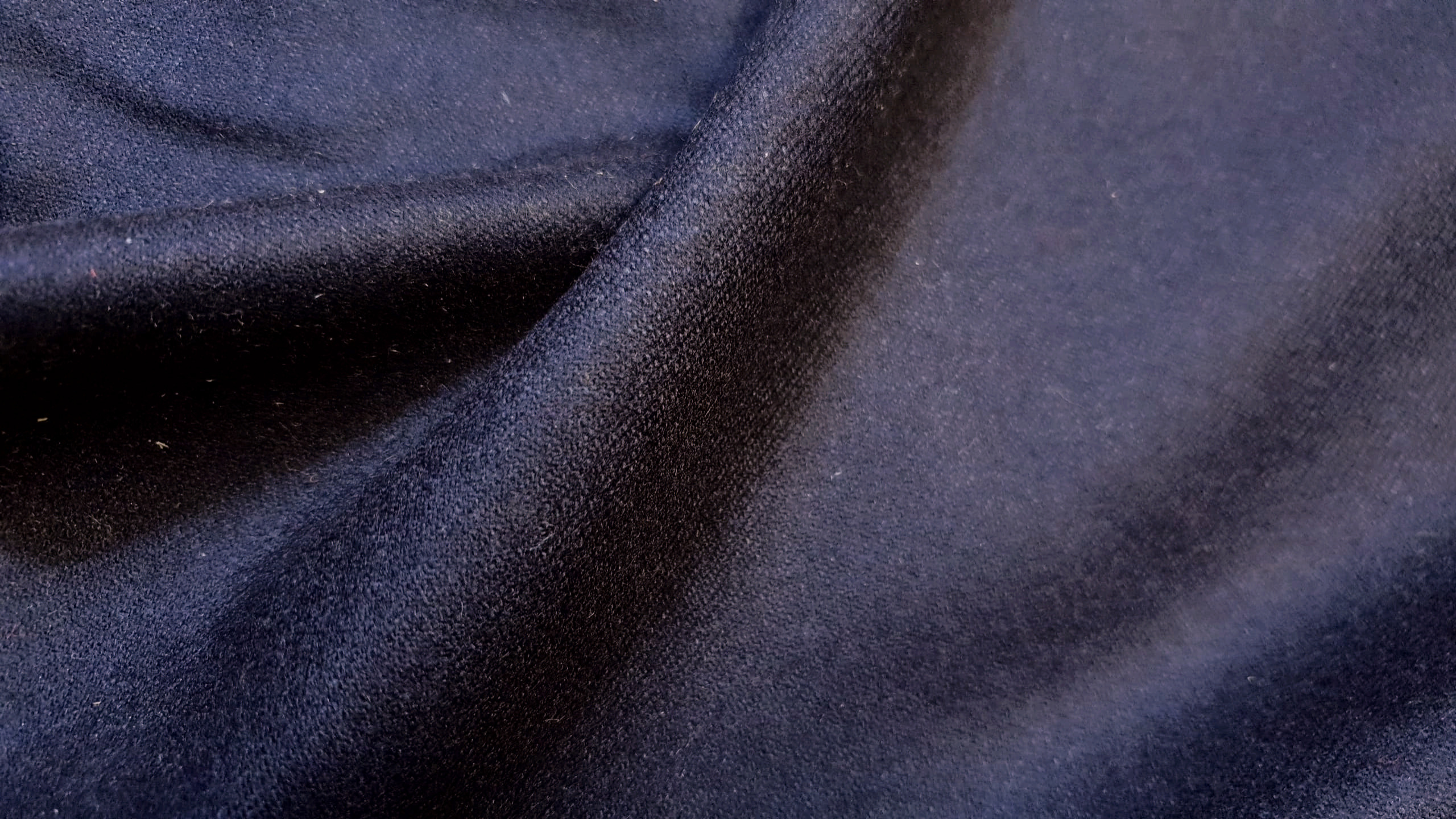 Thin Wool twill A-dark blue