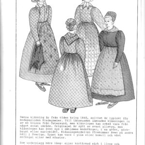 Sewing pattern Jamtli- Dress 1840
