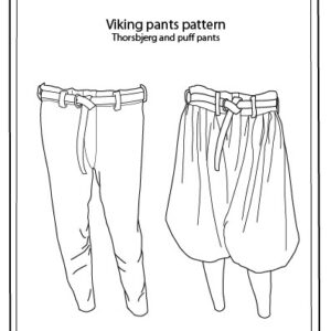 Runfridr costumes sewing pattern- Viking pants