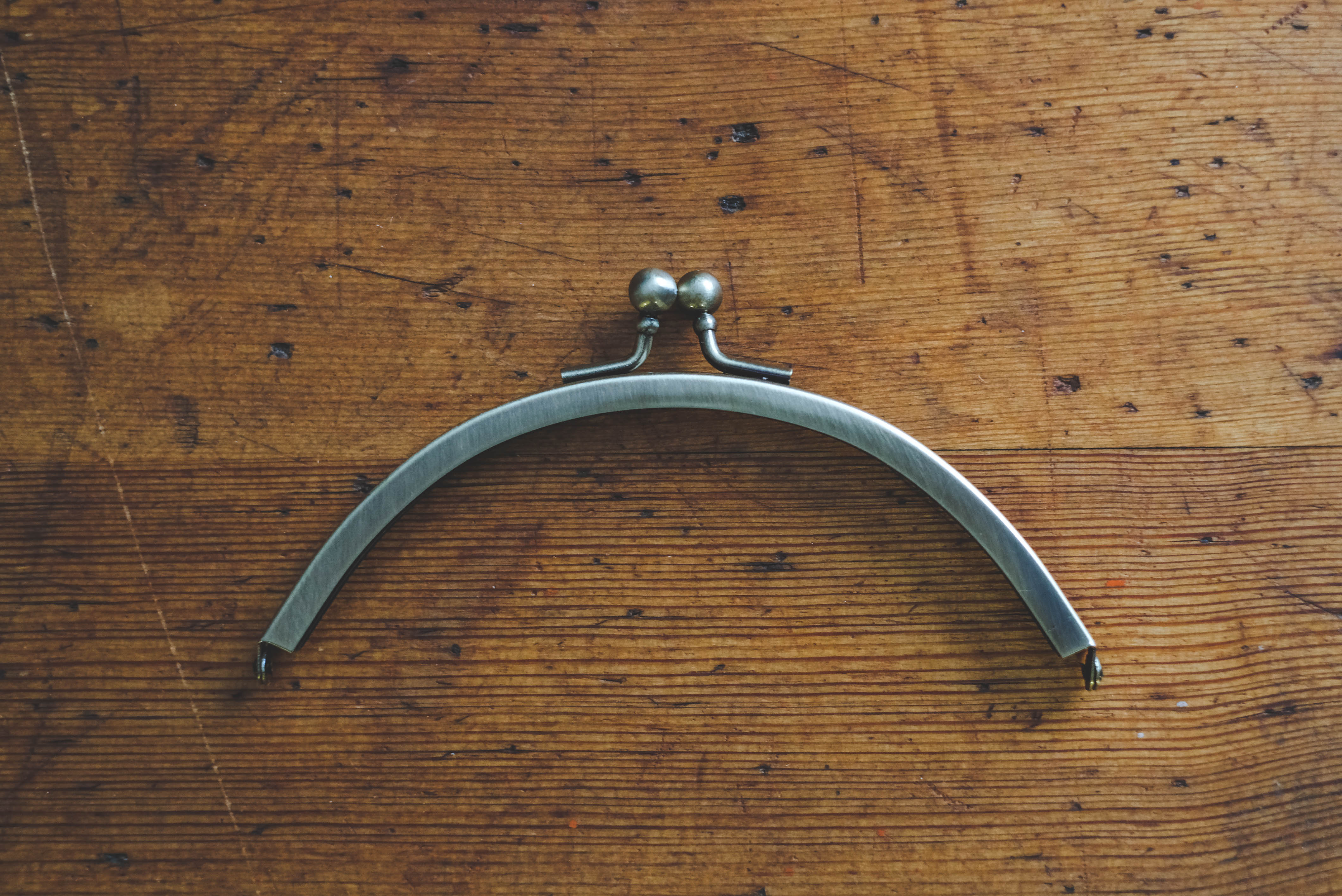 Bag handle antique brass- 14cm
