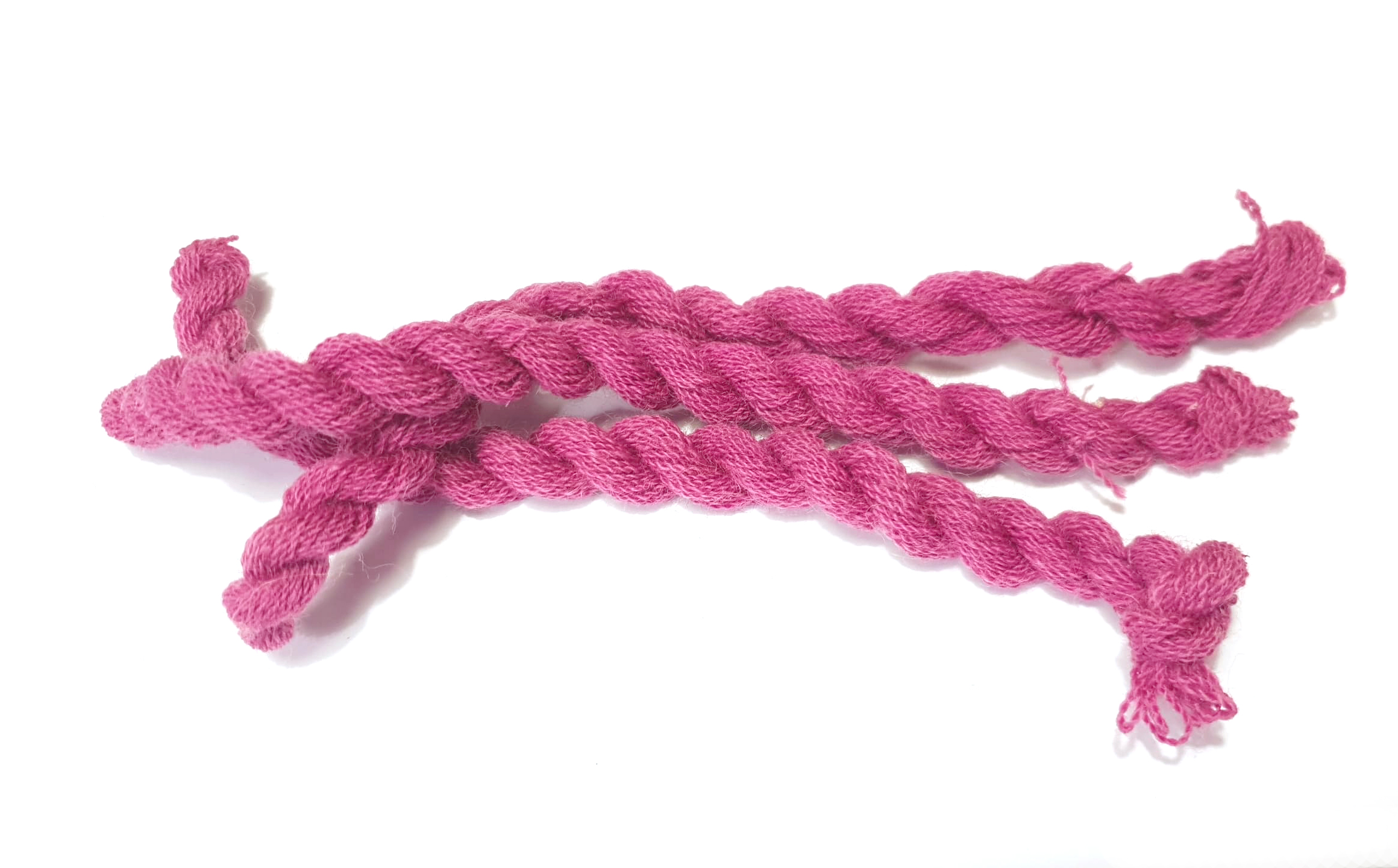 Thin strong wool embroidery thread-dark pink 74