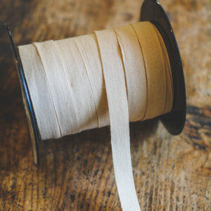 Cotton tape 12mm- sand