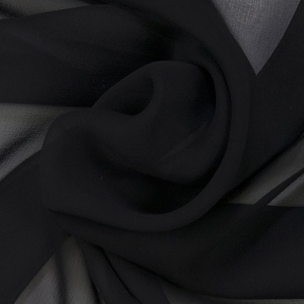 Silk chiffon 40g- black