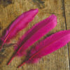 Dark pink goose feather 15-20cm