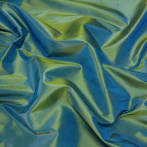 Silk taffetaA- green blue
