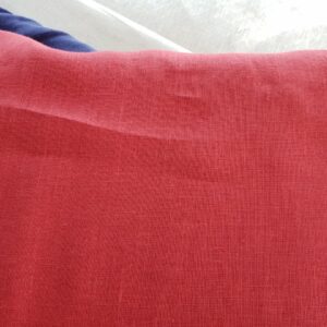 Medium prewashed linen 185g-dark red