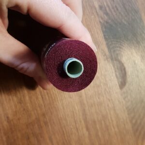 Silk sewing thread- wine red 370