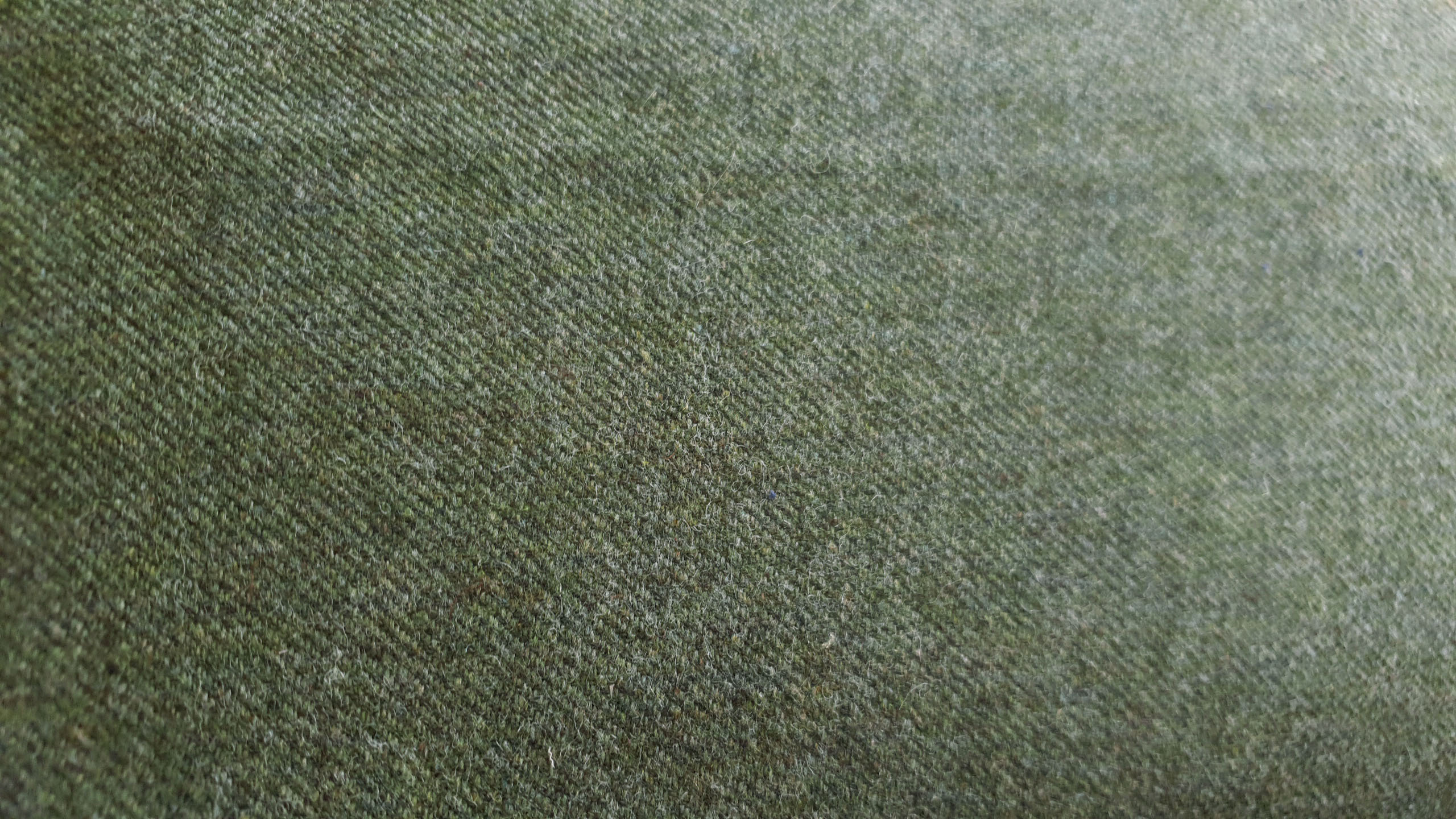 TWEED English wool twill-olive green