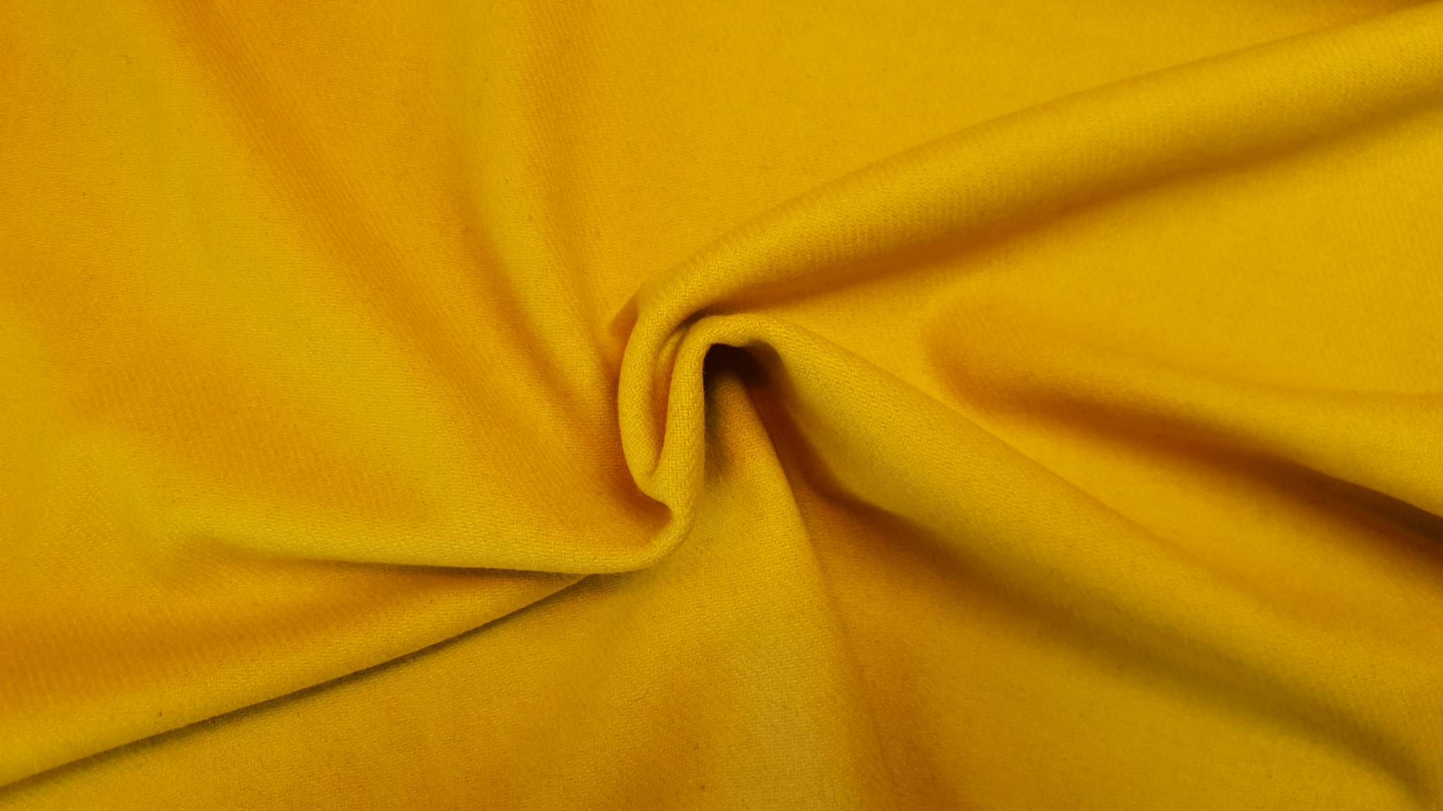 SIGRID medium wool twill- golden yellow 36