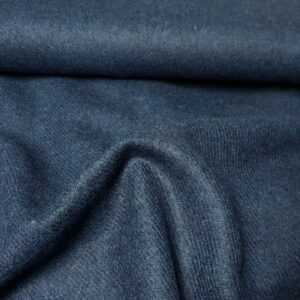 SHETLAND wool tweed-dark blue
