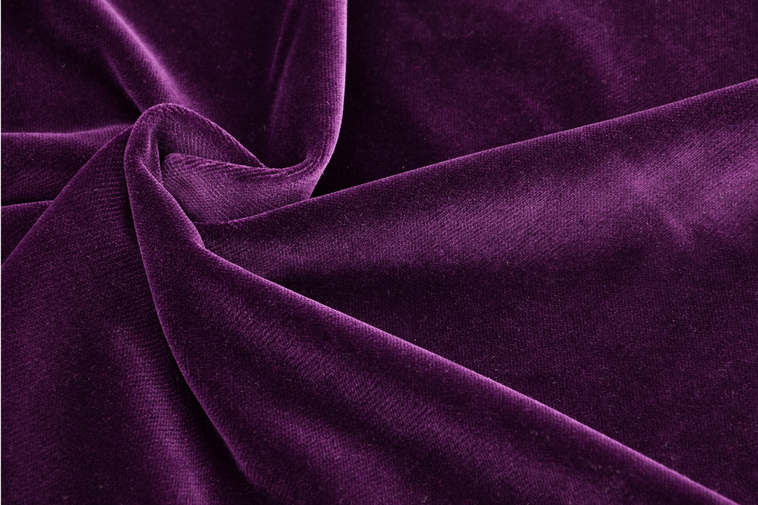 High gloss cotton velvet- purple 25