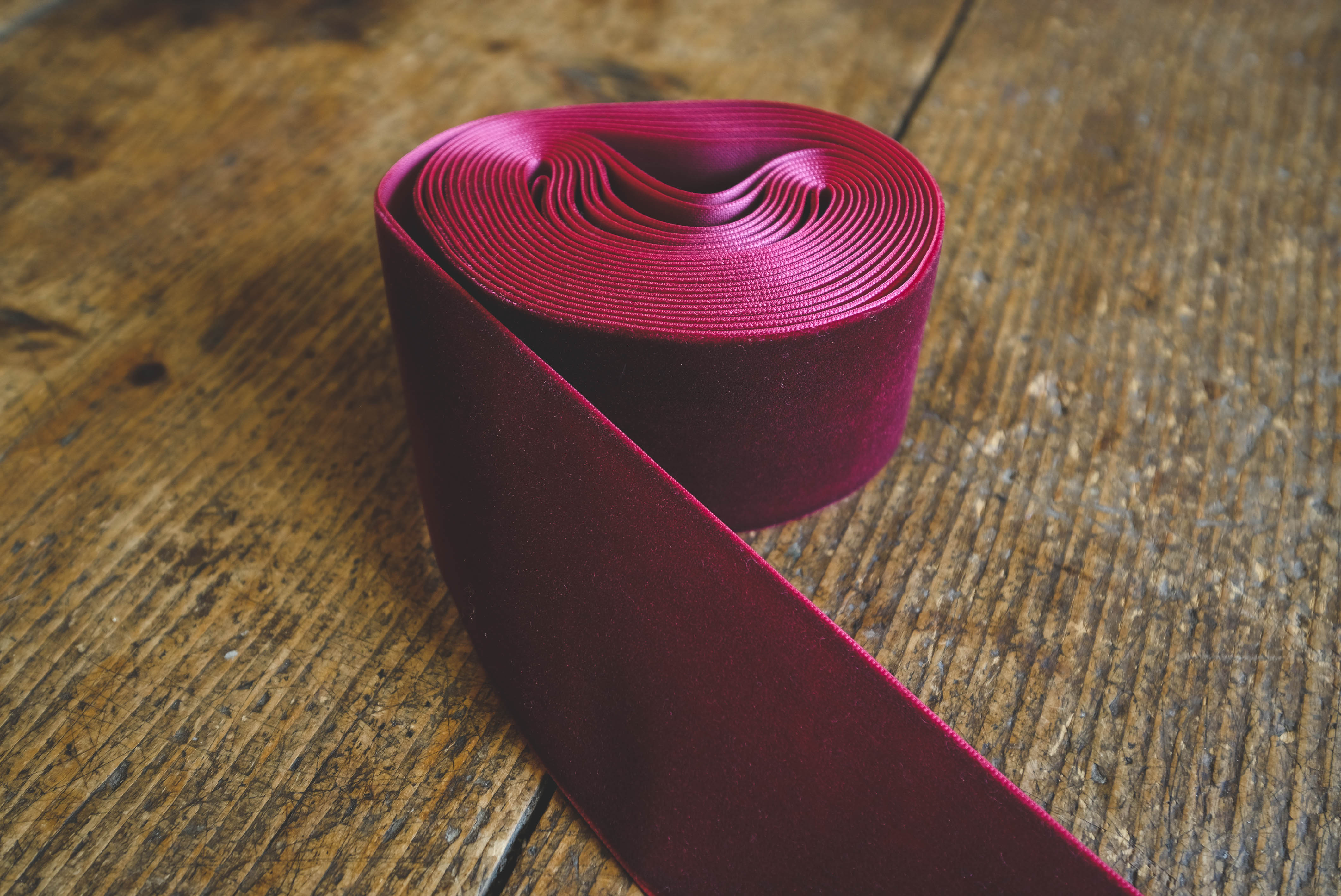 Velvet ribbon-wine red 5cm