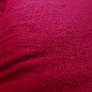 Cotton velvet- Deep red