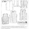 Sewing pattern Jamtli- Waistcoats 1785