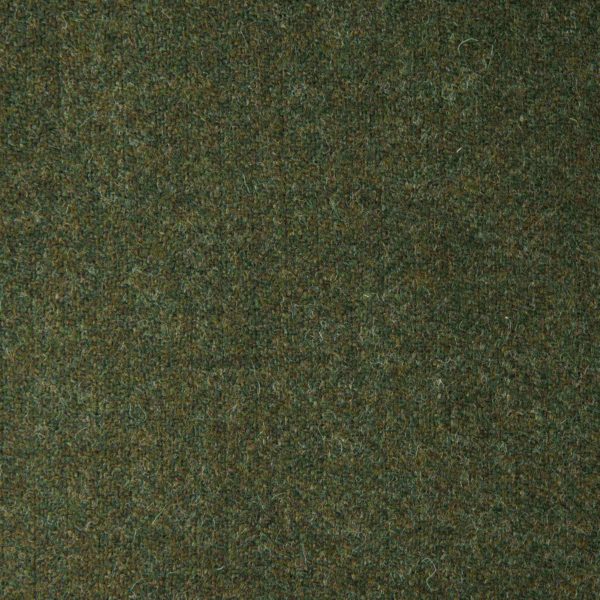 Herringbone wool fabric 100%-forest green