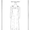 Runfridr costumes sewing pattern- Viking apron dress Hedeby