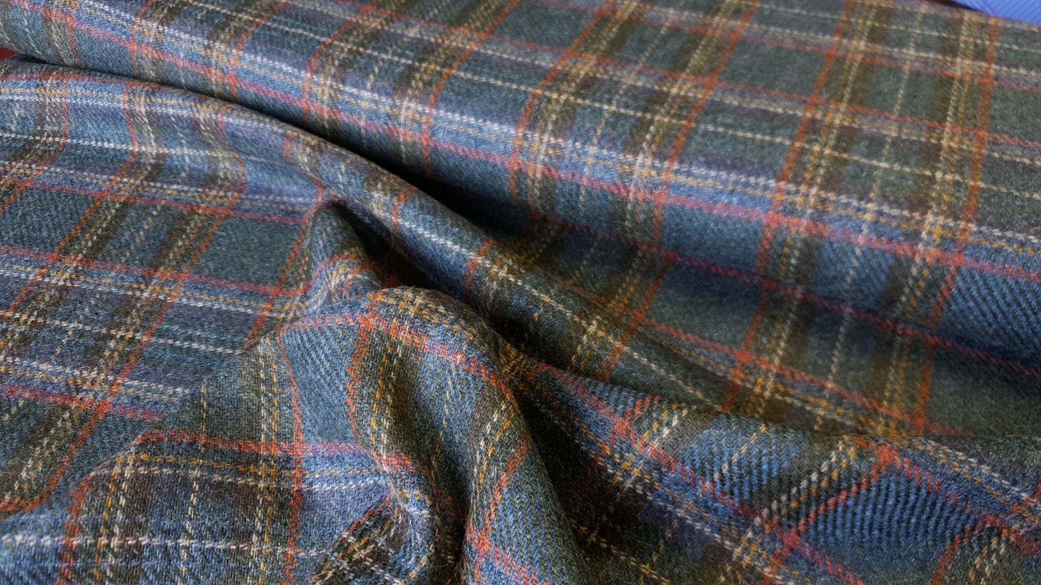 SHETLAND wool tweed- tartan 2