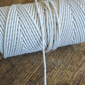 Cotton lace string 3mm- creme