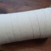 Cotton herringbone tape 13mm- natural white
