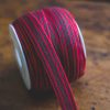 Traditional Swedish ribbon 14mm- red green stripe