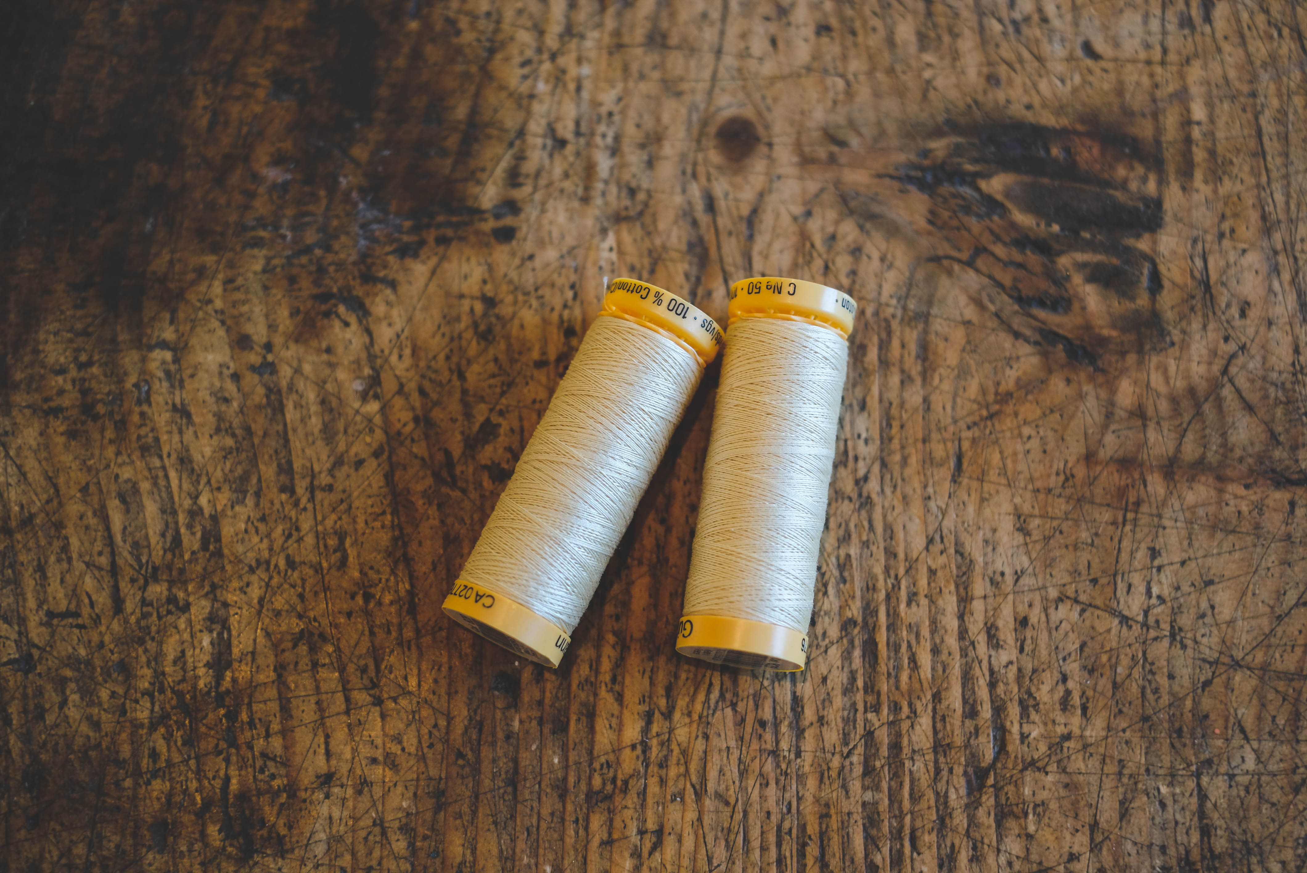 Gutermann cotton thread- creme 829