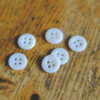 Pearl button 17mm 4H- white