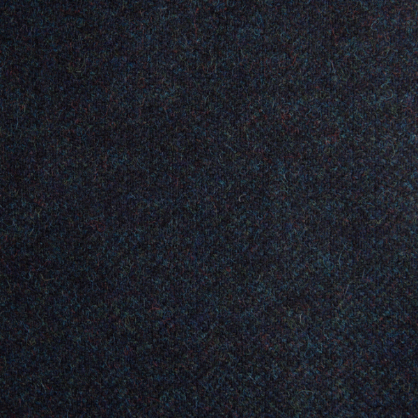 Herringbone wool fabric 100%-dark blue