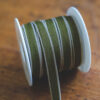 Traditional Swedish ribbon 10mm- olive green natural