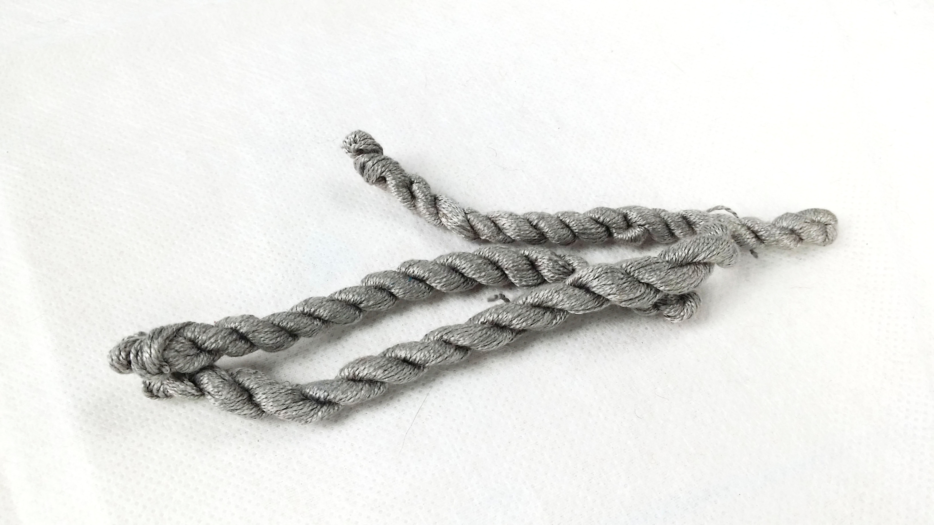 Silk embroidery thread- gray 36