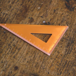 Copper triangle ruler